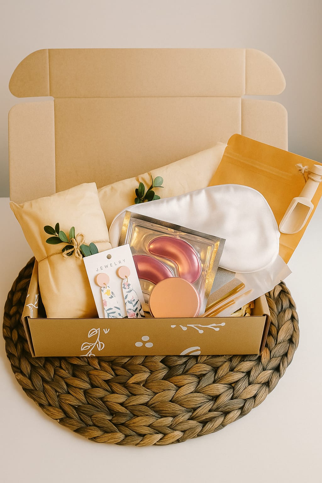 Postpartum recovery gift essentials gift box